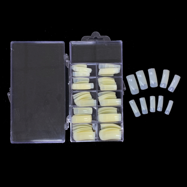 【MoreColors】米黃半甲片 (100入/ 500入)  A0007