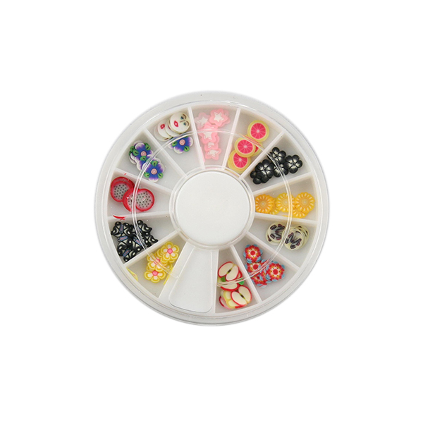 【MoreColors】水晶甲夾心花朵片 A0014-2