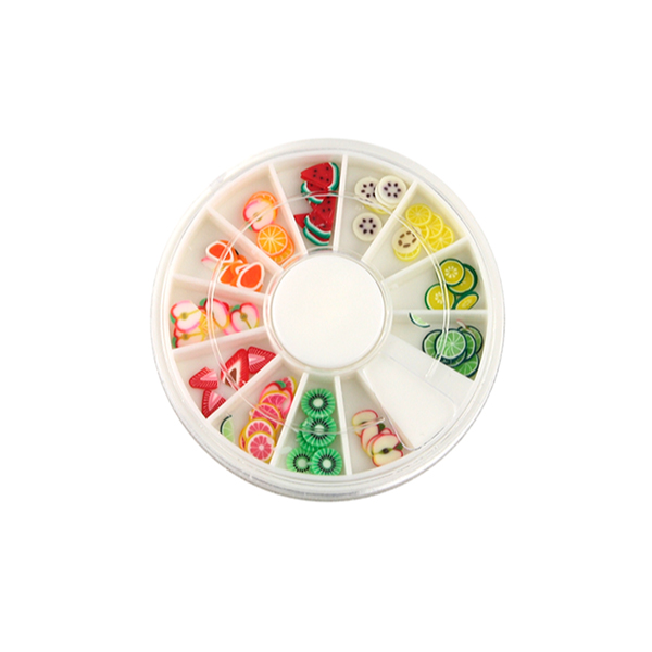 【MoreColors】水晶甲夾心水果片 A0014