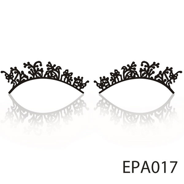 【Xingxiang 形向】紙雕 假睫毛 (黑色-花伴小蝶) (1對入) EPA017