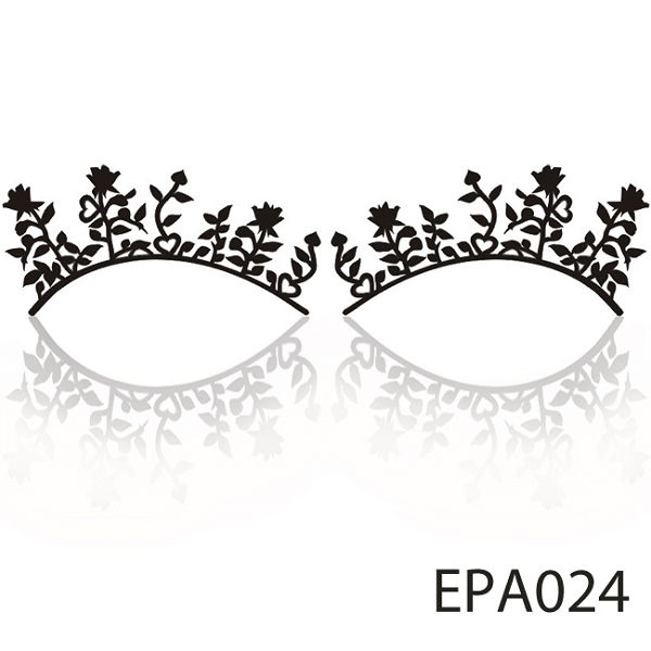 【Xingxiang 形向】紙雕 假睫毛 (黑色-心心向蓉) (1對入) EPA024