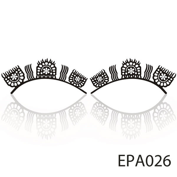 【Xingxiang 形向】紙雕 假睫毛 (黑色-禮鐘大門) (1對入) EPA026