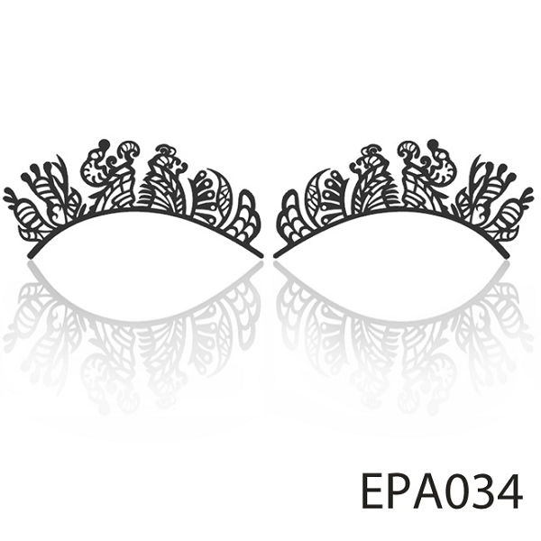 【Xingxiang 形向】紙雕 假睫毛 (黑色-浮花世界) (1對入) EPA034