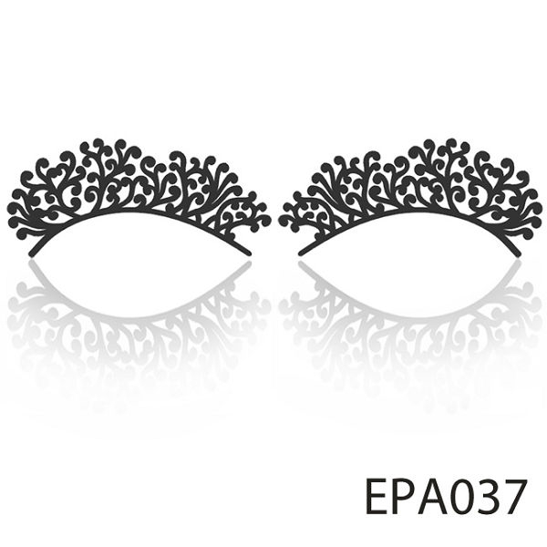 【Xingxiang 形向】紙雕 假睫毛 (黑色-小小花點點) (1對入) EPA037