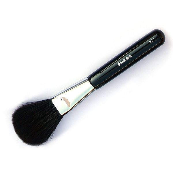 【MackBank】頂級 獾纖毛 圓刷 蜜粉刷(黑色原素) M12