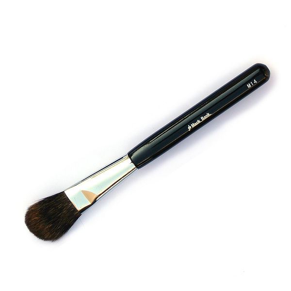 【MackBank】頂級 獾纖毛 圓刷 修容 立體刷(黑色原素) M14
